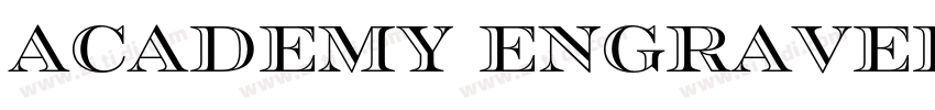 ACADEMY ENGRAVED ITA字体转换